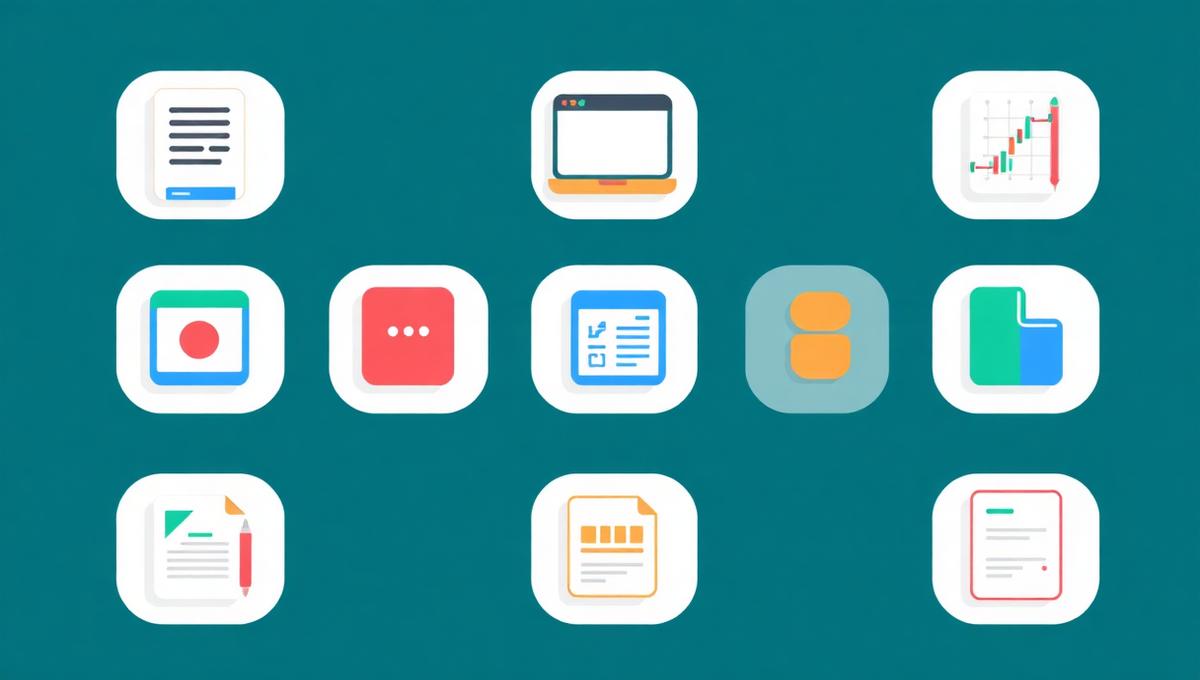 Grid of popular digital product categories including ebooks, courses, templates, presets, and printables